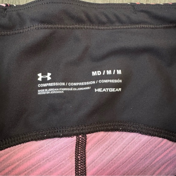 Under Armour HeatGear Compression Fly Fast running Crop Leggings size M - Picture 5 of 9